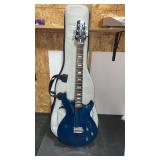 Line 6 Variax Blue Solid Electric Guitar w/