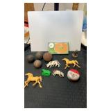 Miscellaneous group of toys and more