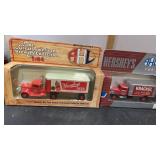 2 AHL 1:64 Scale Cast Semi Tractor Trailors NIP