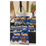 10. New on card motorcycle  Hot wheels