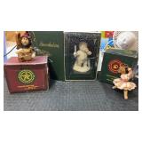 2 Boyd, bear, ornaments, and one snow baby