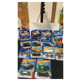 10. New on card motorcycle  Hot wheels