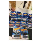 10. New on card motorcycle  Hot wheels