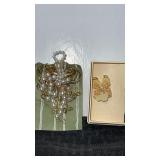 Precious moments pin in original box and angel