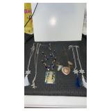 Group of costume necklaces