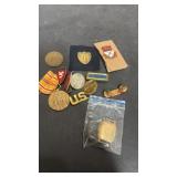 Vintage Military Pins & Medals