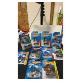 10. New on card motorcycle  Hot wheels