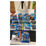 10. New on card motorcycle  Hot wheels