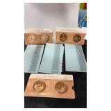 Solid Bronze medals  from Franklin mint 1872,1874