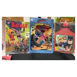 Bat man coloring book.  A couple pages have been