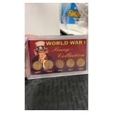 World War I penny collection. 1914,
