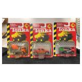 3  new on card Tonka cement mixer, 2001 Hummer,