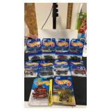 10. New on card motorcycle  Hot wheels