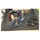 The miscellaneous action figures and accessories