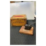 Vintage  Antweer solid bronze statuette  modeled