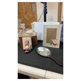 Lead Crystal candle stick holders , dresser