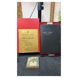 Life Zondervan  Bible and mini picture on wood