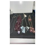 Miscellaneous costume jewelry necklaces and