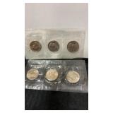 6 sealed Susan B  Anthony coins  1979, 1980