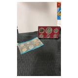 1969 & 1975 coin sets