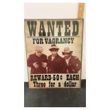Three Stooges Man Cave Metal Sign