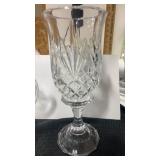 Lead   Crystal hurricane  2 piece candle