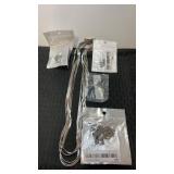 Miscellaneous silvertone necklaces and 1 ring