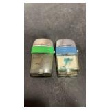2 Sportsmanï¿½s Cigarette Lighters Fishing Ducks