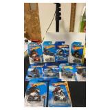 10. New on card motorcycle  Hot wheels