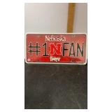 Nebraska Football License Plate