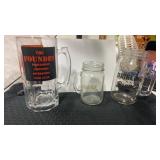 Advertising glass beer mugs /steins