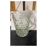 9?  Indiana glass, pitcher