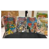 1989. DC comics justice league comics in plastic