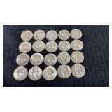 20. 1964 silver quarters