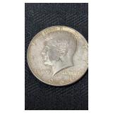 1966 Kennedy half dollar no mint mark