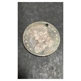 1830 US Capped Bust Half Dollar, Note- Hole