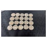 20. 1964 silver quarters