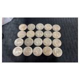 20. 1964 silver quarters