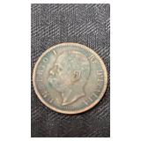 Italy kingdom Humberto I  1894 B/1  coin