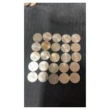 ( 25 )Miscellaneous dates Jefferson nickels