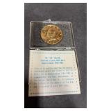 The ï¿½IKEï¿½ Dollar Covered in Pure 24KT Gold