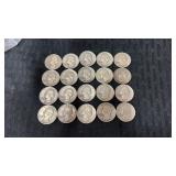 20 1957 silver quarters