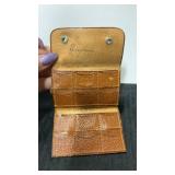 Leather coin purse