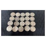 20. 1963 silver quarters