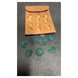 8 United Kingdom Pennies Bronze Coins, Early