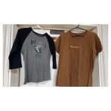2 ladies size large Harley Davidson shirts
