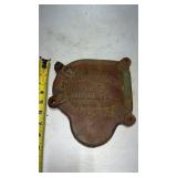 Vintage Cast John Deere Seed Planter Cover Lid