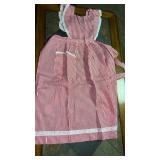 Red and white candy striper apron