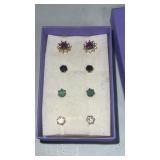 Stamped 925 earring sets