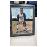 Vintage Bert Campanis Oakland A's Baseball Signed